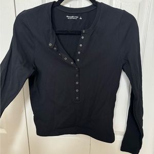 Abercrombie and Fitch Black Shirt